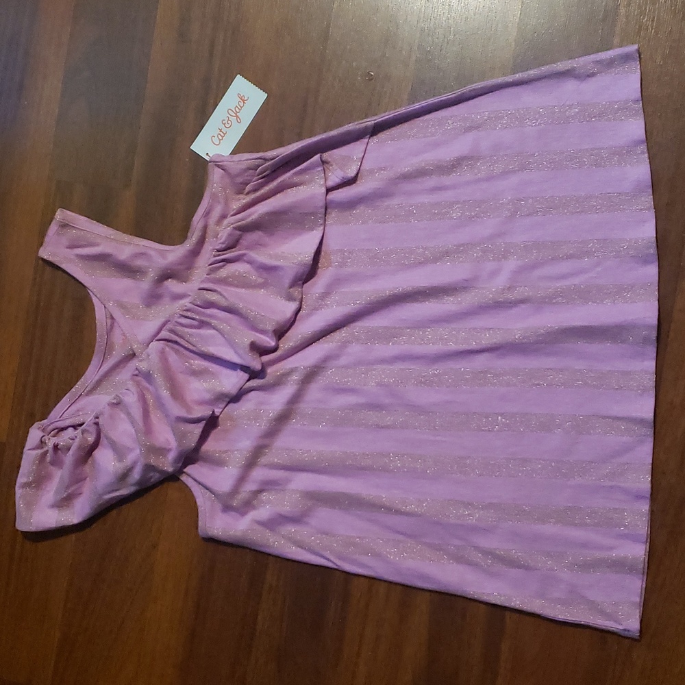 Cat & Jack Sleeveless Ruffled Shirt NWT
